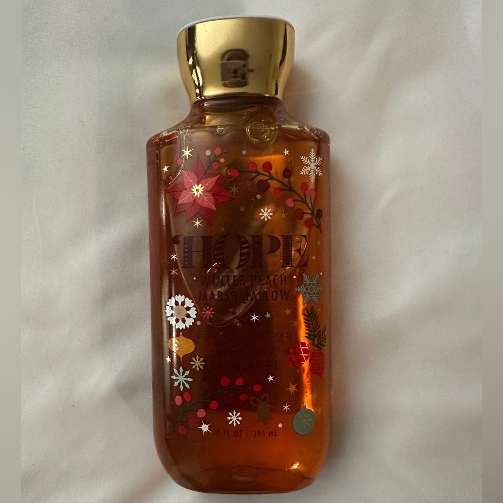 Winter Peach Marshmallow Shower Gel Gift Sets 10 Oz